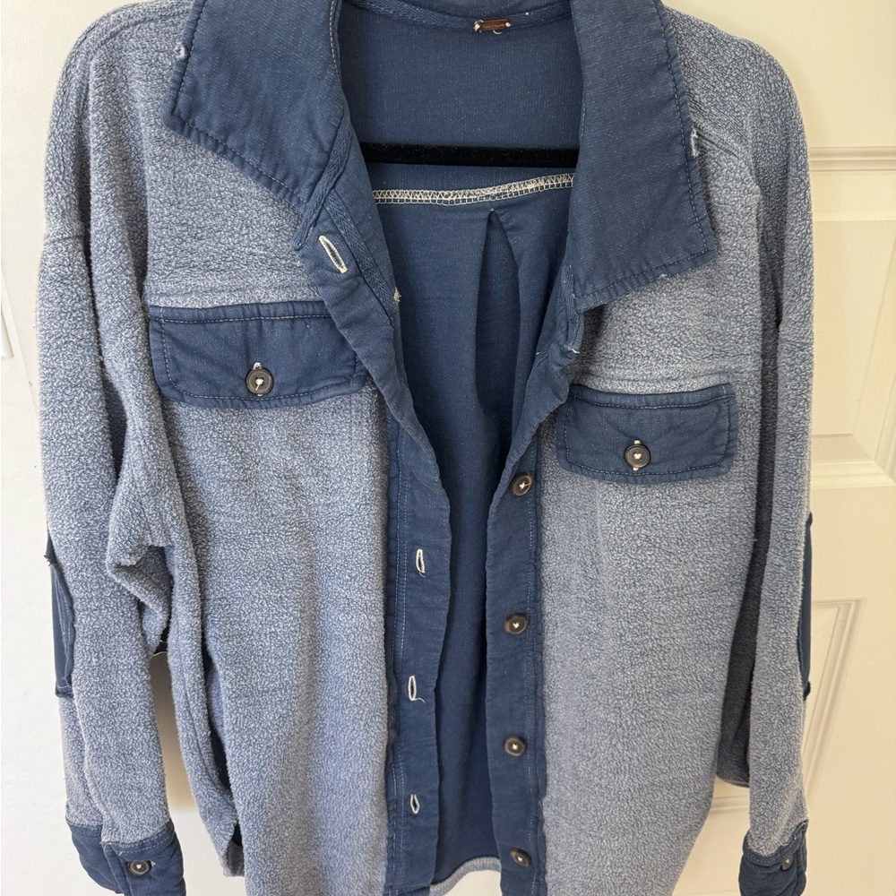 Free people Ruby Jacket - Navy Blue